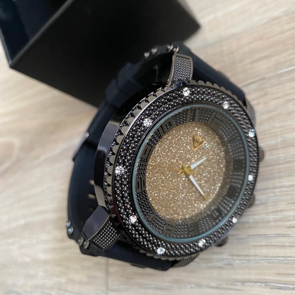 Men’s black fashion retro watch - Picture 3 of 5